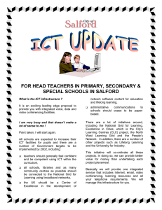 FOR HEAD TEACHERS IN PRIMARY, SECONDARY &amp; SPECIAL SCHOOLS IN SALFORD