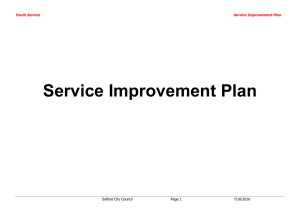 Service Improvement Plan