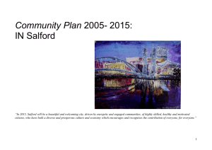 Community Plan IN Salford
