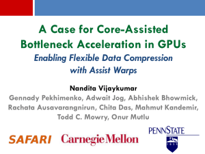 A Case for Core-Assisted Bottleneck Acceleration in GPUs Enabling Flexible Data Compression
