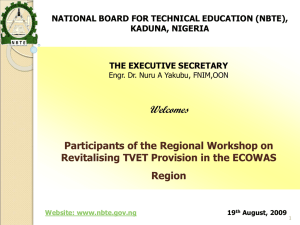 Welcomes Participants of the Regional Workshop on Region
