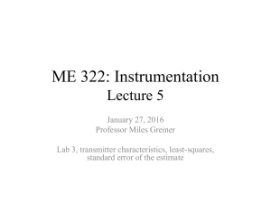 ME 322: Instrumentation Lecture 5