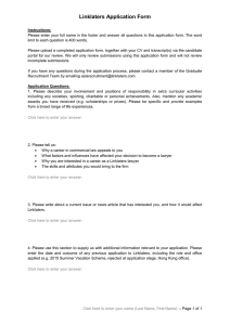 Linklaters Application Form