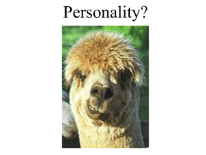Personality?