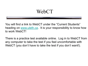 WebCT