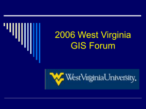 2006 West Virginia GIS Forum