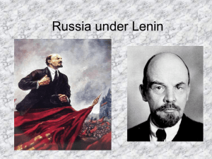 Russia under Lenin