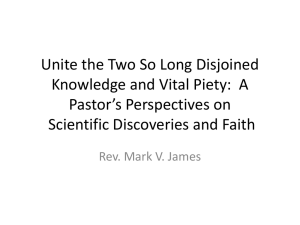 Unite the Two So Long Disjoined Pastor’s Perspectives on