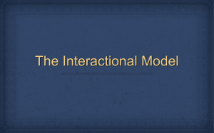 The Interactional Model