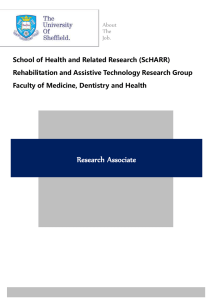 School of Health and Related Research (ScHARR)