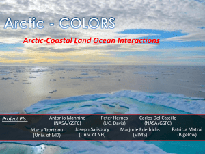 Arctic-Coastal Land Ocean Interactions Project PIs: