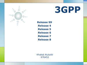 3GPP LOGO Release 99 Release 4