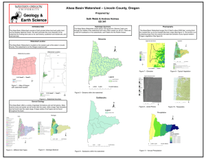 – Lincoln County, Oregon Alsea Basin Watershed Prepared by: