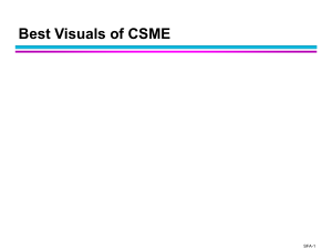Best Visuals of CSME SFA-1