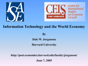 Information Technology and the World Economy
