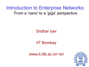 Introduction to Enterprise Networks: From a ‘nano’ to a ‘giga’ perspective