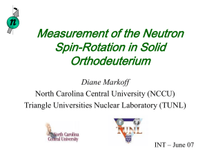 nnn Measurement of the Neutron Spin-Rotation in Solid Orthodeuterium