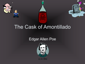 The Cask of Amontillado Edgar Allen Poe