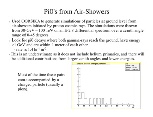 Pi0's from Air-Showers