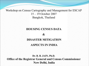 Workshop on Census Cartography and Management for ESCAP Bangkok, Thailand