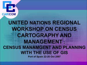 UNITED REGIONAL WORKSHOP ON CENSUS CARTOGRAPHY AND