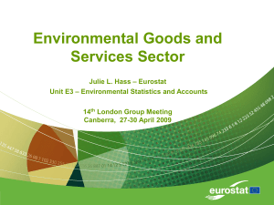 Environmental Goods and Services Sector