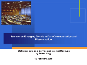 Seminar on Emerging Trends in Data Communication and Dissemination by Zoltan Nagy