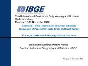 Third International Seminar on Early Warning and Business Cycle Indicators