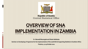 Central Statistical Office Republic of Zambia