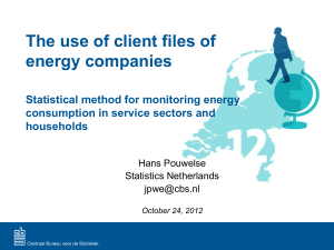 The use of client files of energy companies