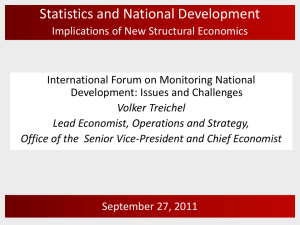 Statistics and National Development