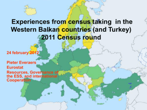 Experiences from census taking  in the 2011 Census round