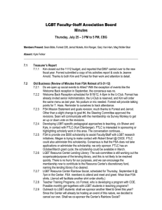 LGBT Faculty-Staff Association Board Minutes