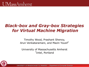 Black-box and Gray-box Strategies for Virtual Machine Migration