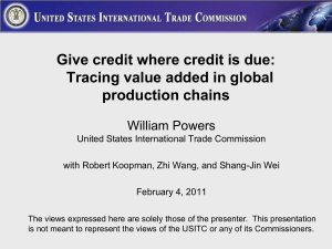 Give credit where credit is due: Tracing value added in global