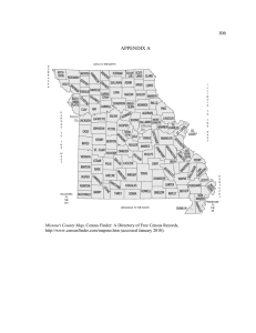 106  Missouri County Map