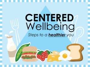 CENTERED Wellbeing healthier