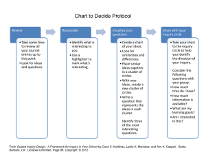 Chart to Decide Protocol