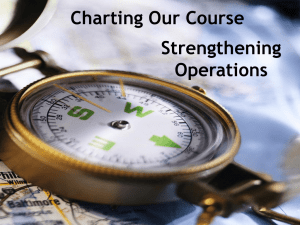 Charting Our Course Strengthening Operations UWM CIO Office