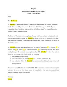 Template  INTRAMURAL LETTER OF SUPPORT Periodic Career Review