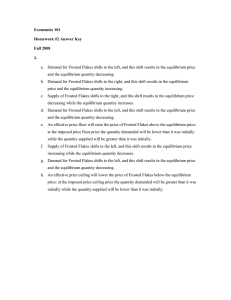 Economics 101 Homework #2 Answer Key Fall 2008 1.