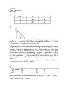 Fall 2000 Practice Questions #3 Answer key