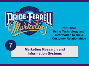 7 Marketing Research and Information Systems Part Three