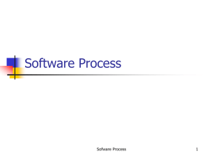 Software Process Sofware Process 1