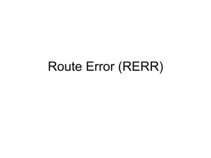 Route Error (RERR)