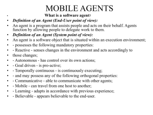 MOBILE AGENTS