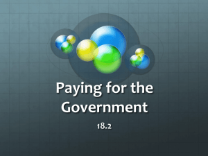Paying for the Government 18.2