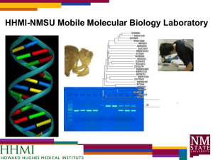 HHMI-NMSU Mobile Molecular Biology Laboratory