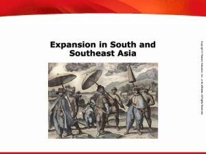 Expansion in South and Southeast Asia