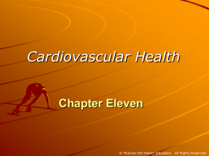 Cardiovascular Health Chapter Eleven © McGraw-Hill Higher Education.  All Rights Reserved.